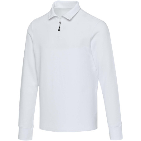 Polo unisexe de 245 g/m² Apollo à manches longues et demi fermeture éclair