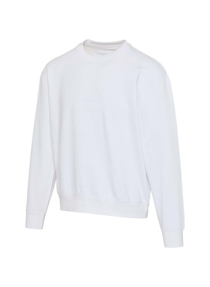 Pull unisexe OCS en coton bio oversize à col rond Boris de 280 g/m2