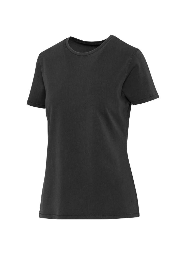 T-shirt femme délavé à manches courtes Nanaimo de 160 g/m2