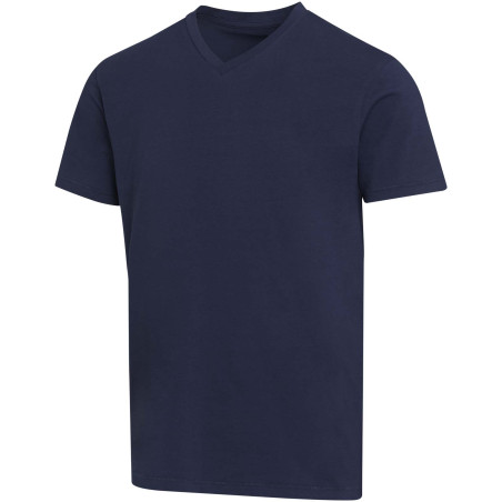 T-shirt unisexe en coton bio certifié OCS Balfour à manches courtes et col en V de 200 g/m²