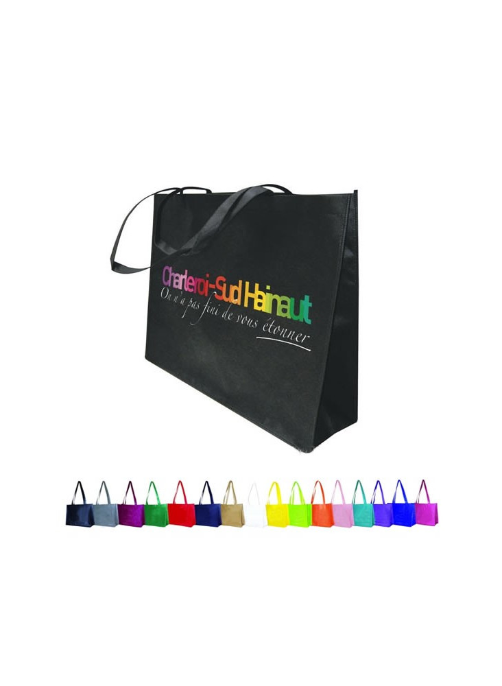Grand Sac Shopping Loona avec anses plates personnalisé