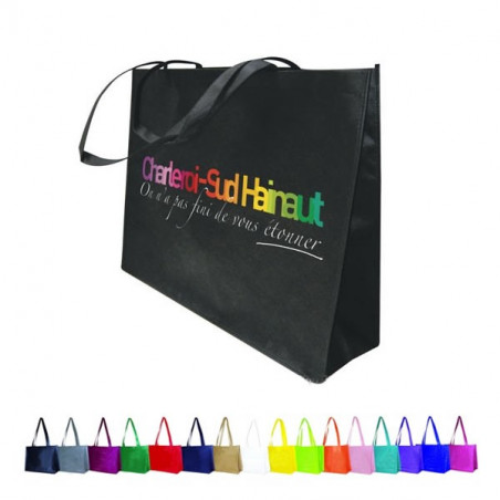 Grand Sac Shopping Loona avec anses plates personnalisé