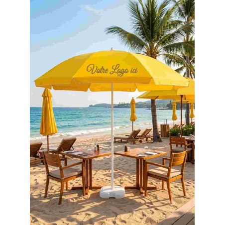 Parasol de plage publicitaire