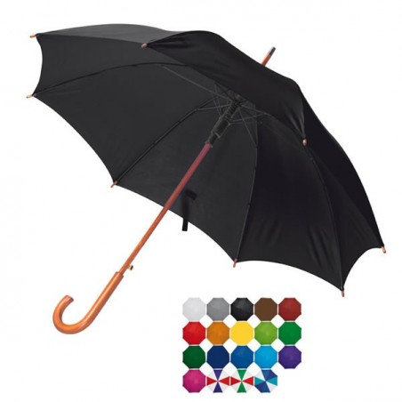 Parapluie Automatique avec manche en bois publicitaire