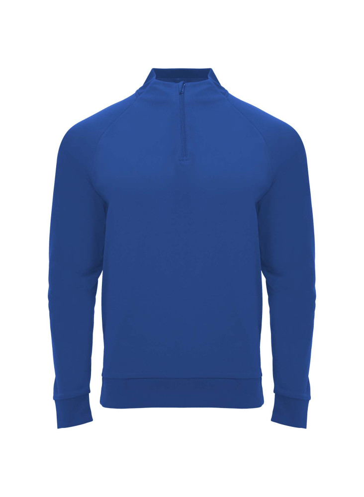 Sweatshirt de 200 g/m² Epiro à manches longues unisexe avec fermeture demi-zip