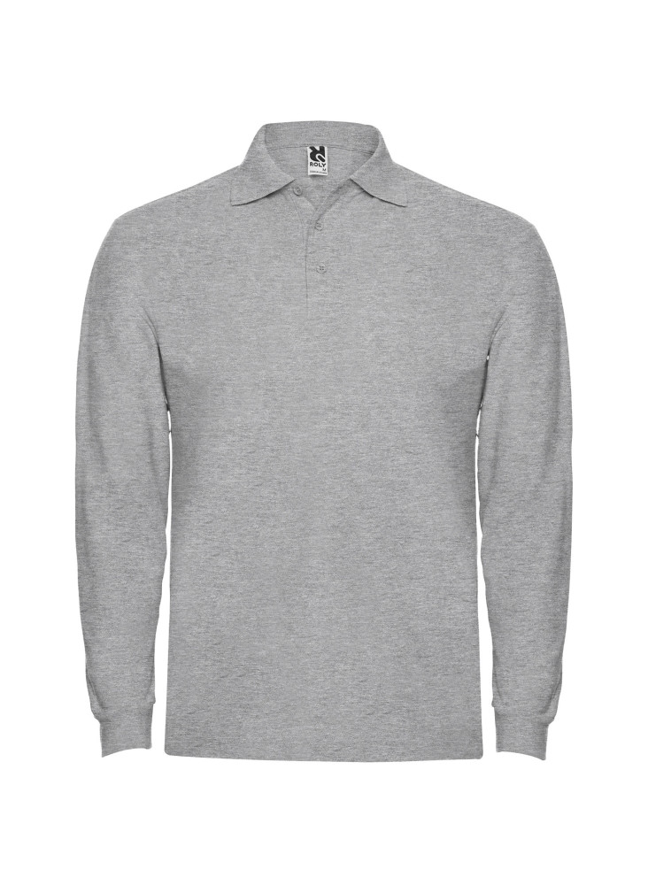Polo de 220 g/m² Estrella à manches longues pour homme
