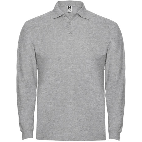 Polo de 220 g/m² Estrella à manches longues pour homme