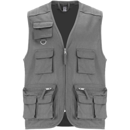 Gilet de travail multi-poches à col en V Venera de 200 g/m2