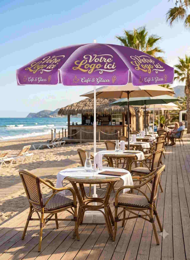Parasol Rond Publicitaire