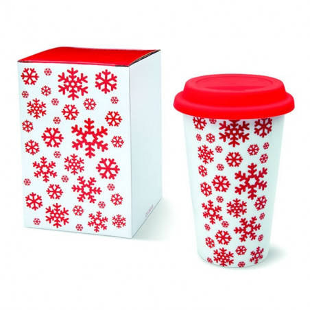 Mug Double Paroi Design Noël Publicitaire