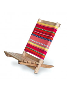 objet publicitaire - promenoch - Chaise de plage bois  - Accessoires plage