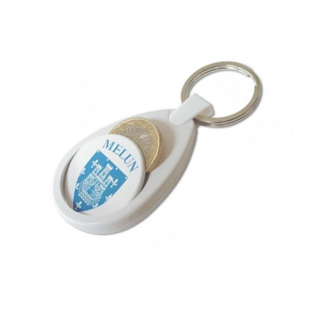 Porte-clés Jeton Caddie Pivotant