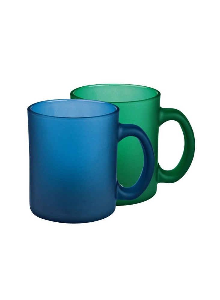 objet publicitaire - promenoch - Mug Verre Givré  - Mugs - Sets à café ou thé
