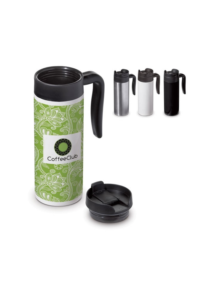 Grand Mug/Thermos de voyage Thermos 450 ml publicitaire