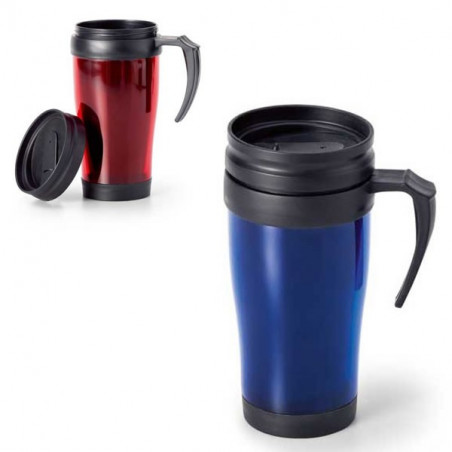 Mug de Voyage Coloré 400 ml publicitaire