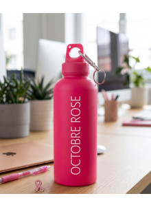 Gourde avec mousqueton personnalisable