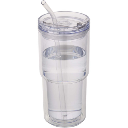 Gobelet en plastique à double paroi Archer de 480 ml
