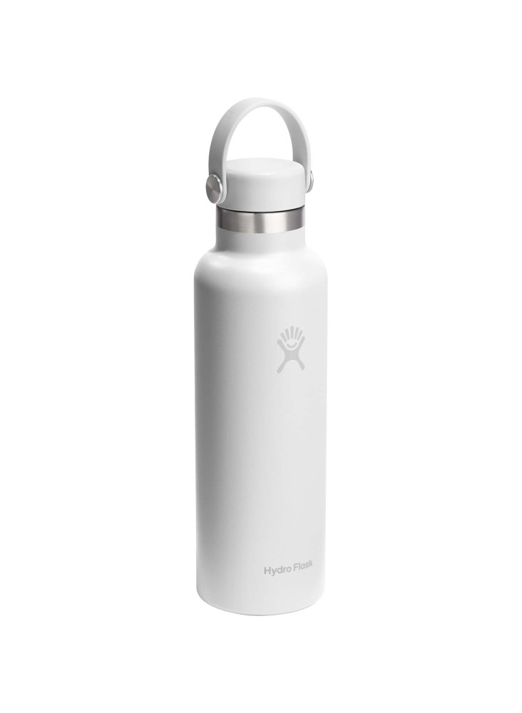 Gourde isotherme en acier inoxydable Hydra Flask à goulot standard, 621 ml, avec bouchon à paille