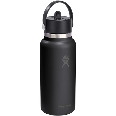 Gourde isotherme en acier inoxydable Hydro Flask à large goulot, d'une contenance de 946 ml, avec bouchon à paille
