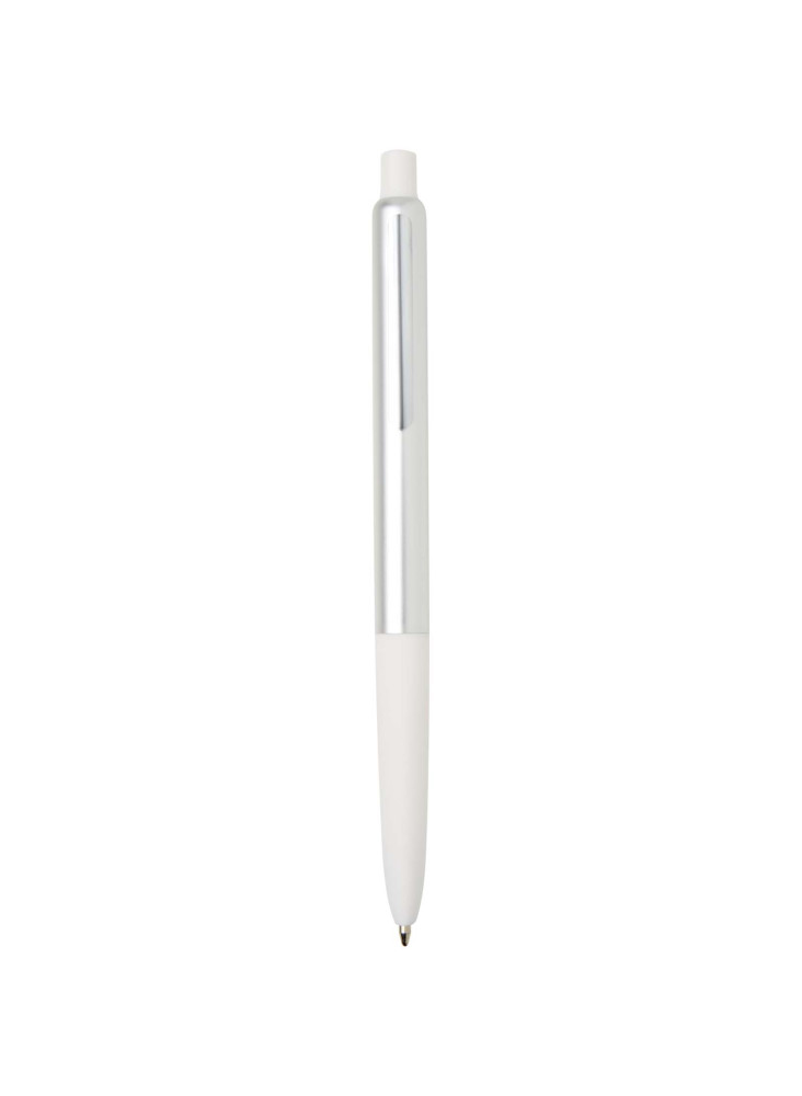 Stylo à bille Soffit en aluminium recyclé, à mécanisme à clic et anodisé (encre bleue)