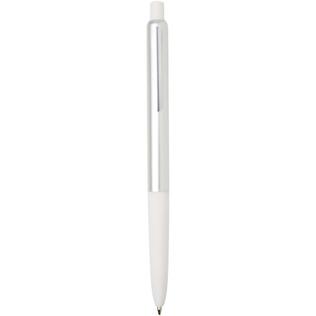 Stylo à bille Soffit en aluminium recyclé, à mécanisme à clic et anodisé (encre bleue)