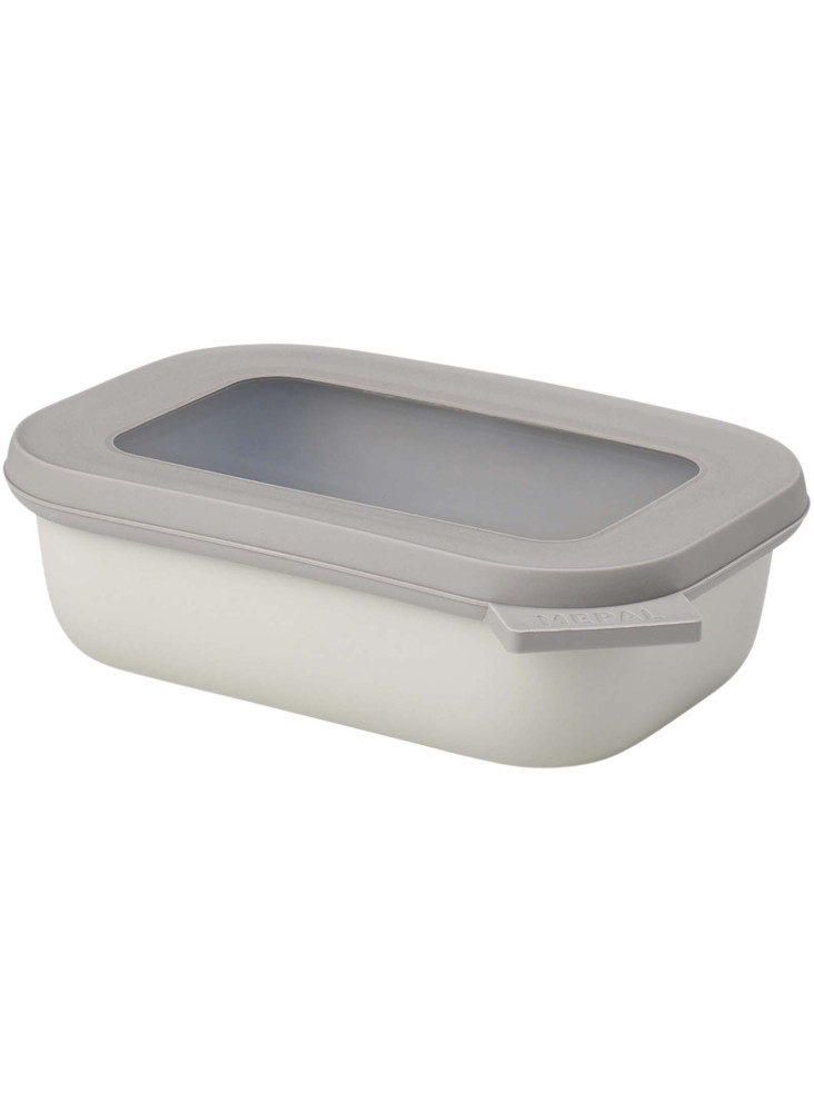 Mepal Cirqula 500 ml, saladier rectangulaire à plusieurs compartiments
