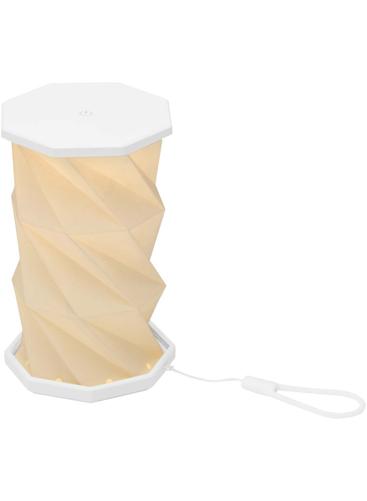 Lampe de table pliable Celestia en plastique recyclé