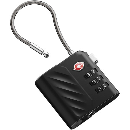 Cadenas à combinaison Xtorm Lock Tag TSA avec traceur de localisation