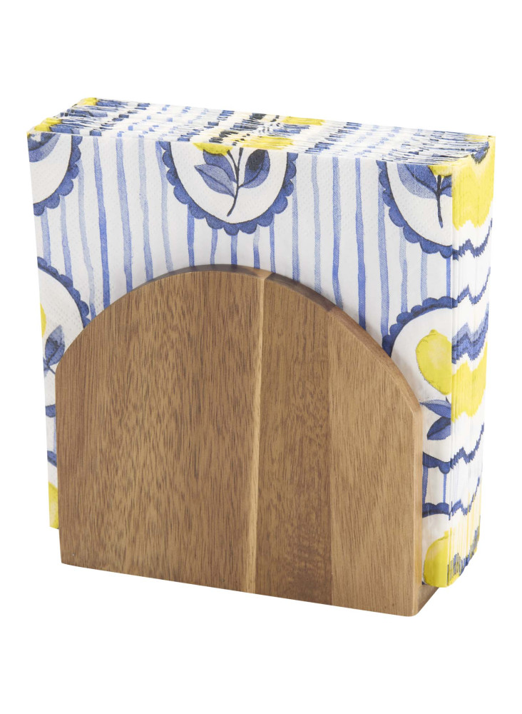 Porte-serviettes en bois d'acacia
