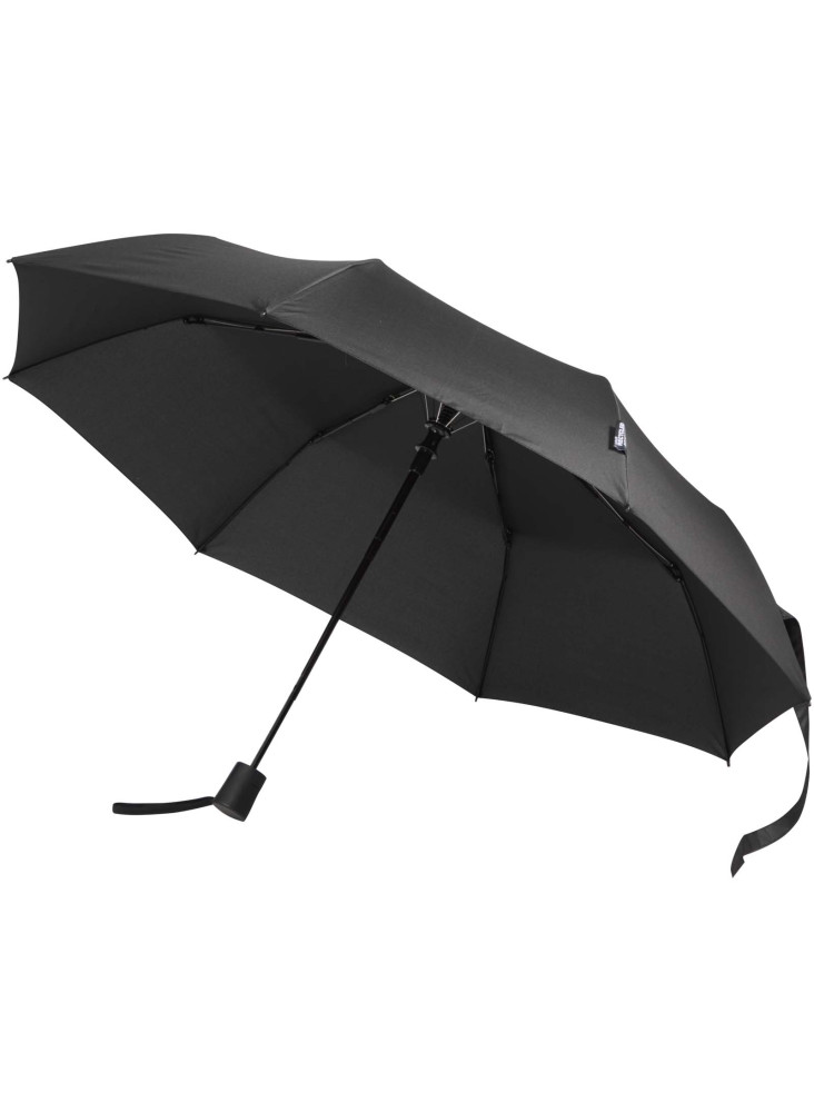 Parapluie pliable Agnes 21 pouces à ouverture automatique en RPET