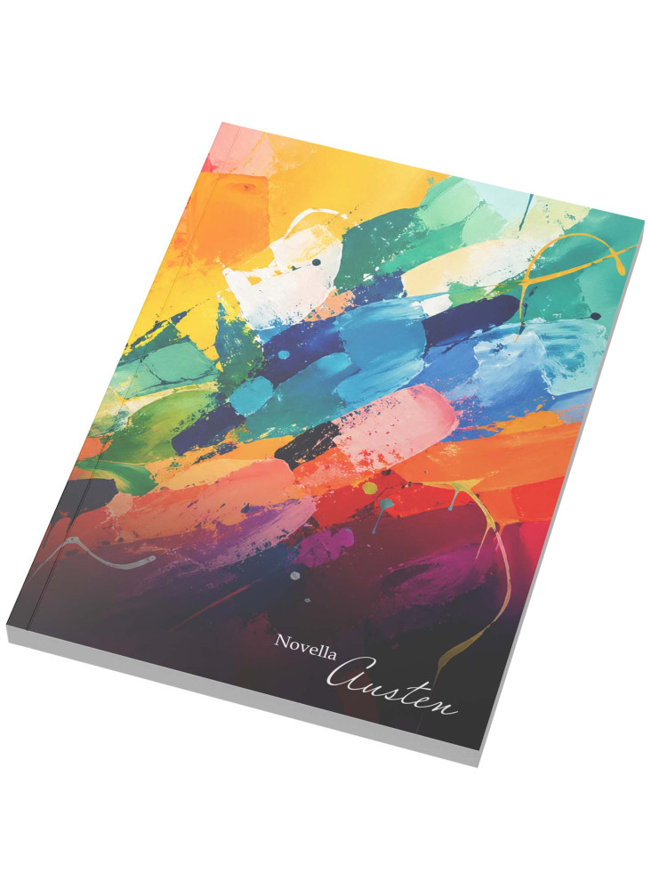 Carnet Novella Austen au format A5 à couverture souple - 100 feuilles lignées