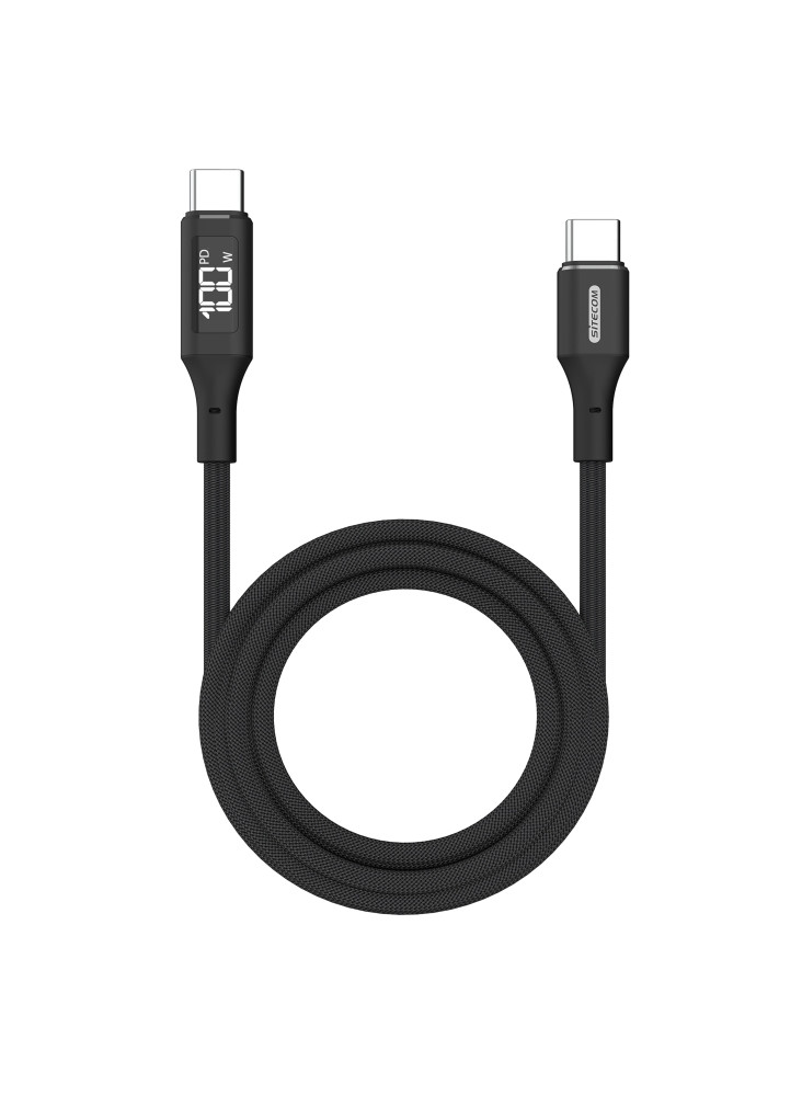 Sitecom CA-1005 USB-C to USB-C Power cable with LED display
