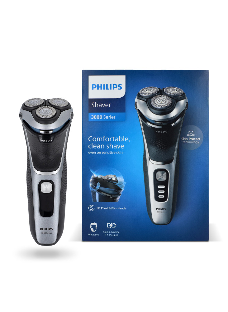 S3341|Philips rasoir électrique eau et poussière