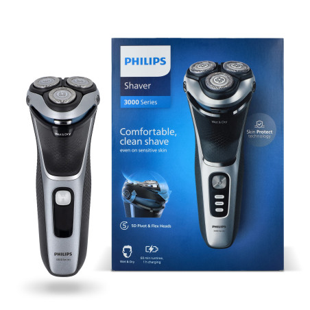 S3341|Philips rasoir électrique eau et poussière