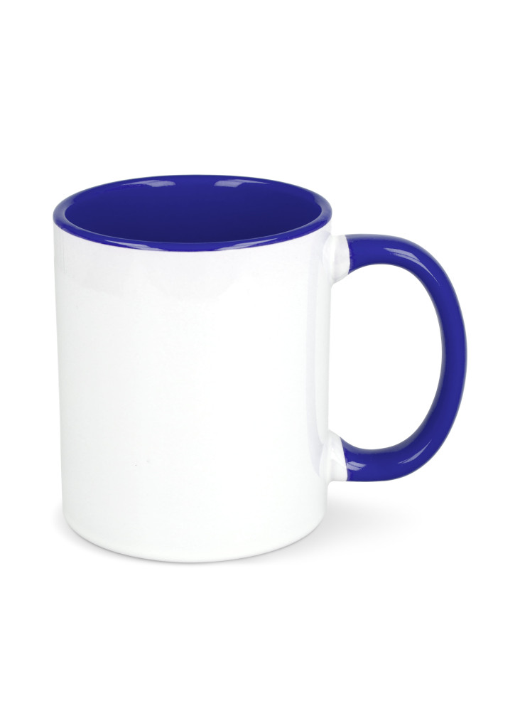 Mug subli Oslo coloré à l'intérieur & anse 300ml