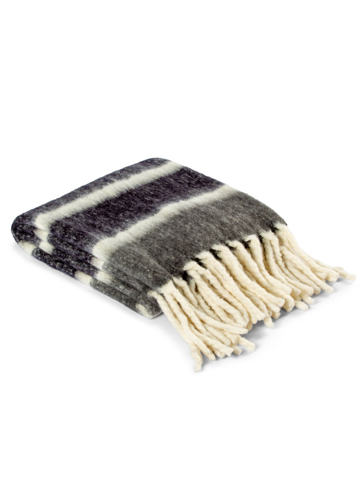 Kosta Linnewäfveri Plaid en Laine à Rayures