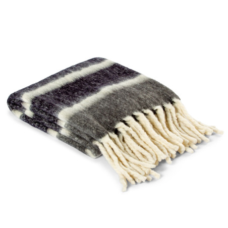 Kosta Linnewäfveri Plaid en Laine à Rayures