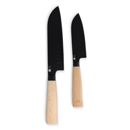 InSideOut Set de couteaux Santoku 2pc Ravn