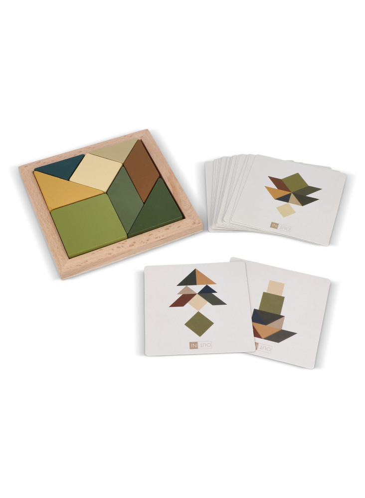 InSideOut Tangram en bois think IQ puzzle