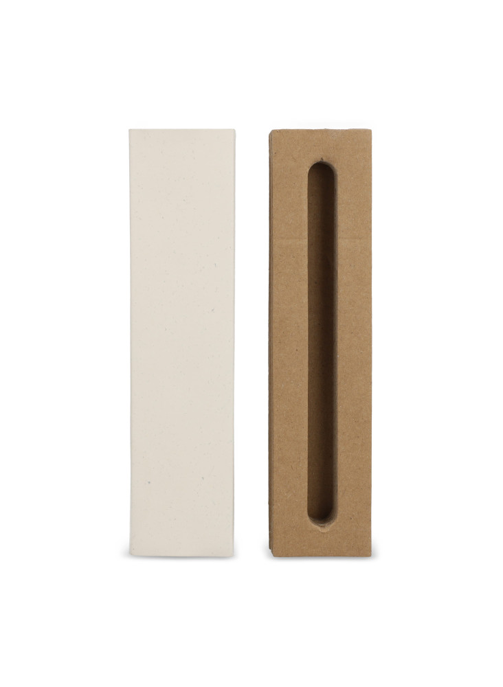 Boîte à stylo en carton de lait recyclé, 1 stylo