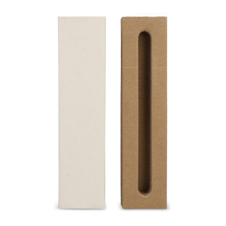 Boîte à stylo en carton de lait recyclé, 1 stylo