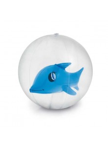 objet publicitaire - promenoch - Ballon gonflable dauphin  - Jeux de plage & piscine