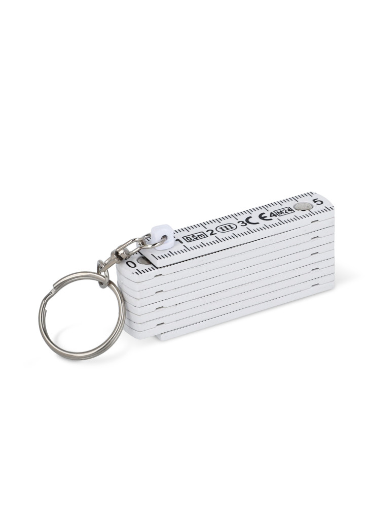 Règle calibrée pliable anneau 0,5m