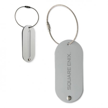 Etiquette Bagage Oval Aluminium