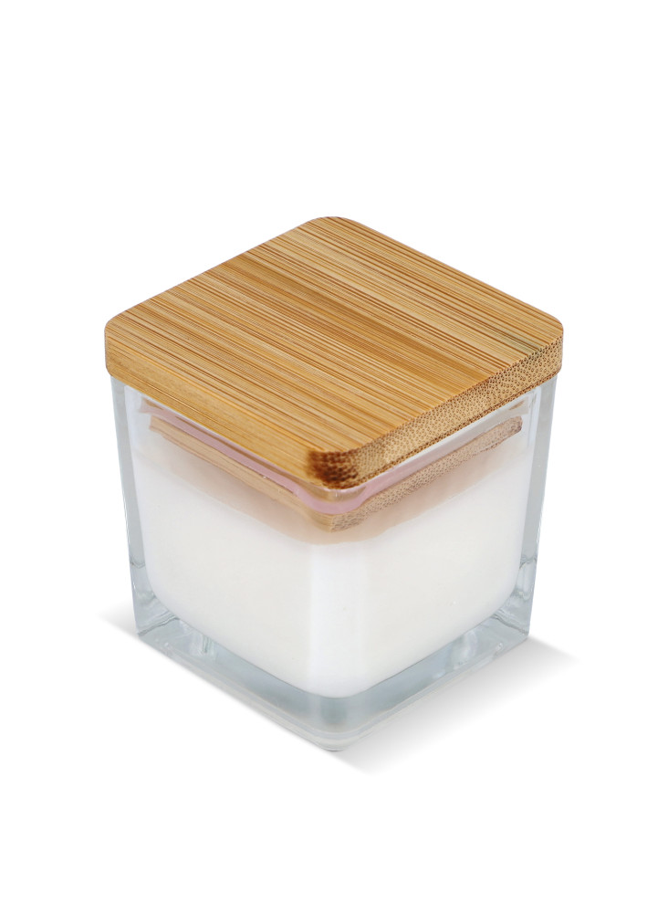 Bougie végétale Chakra dans un pot en verre