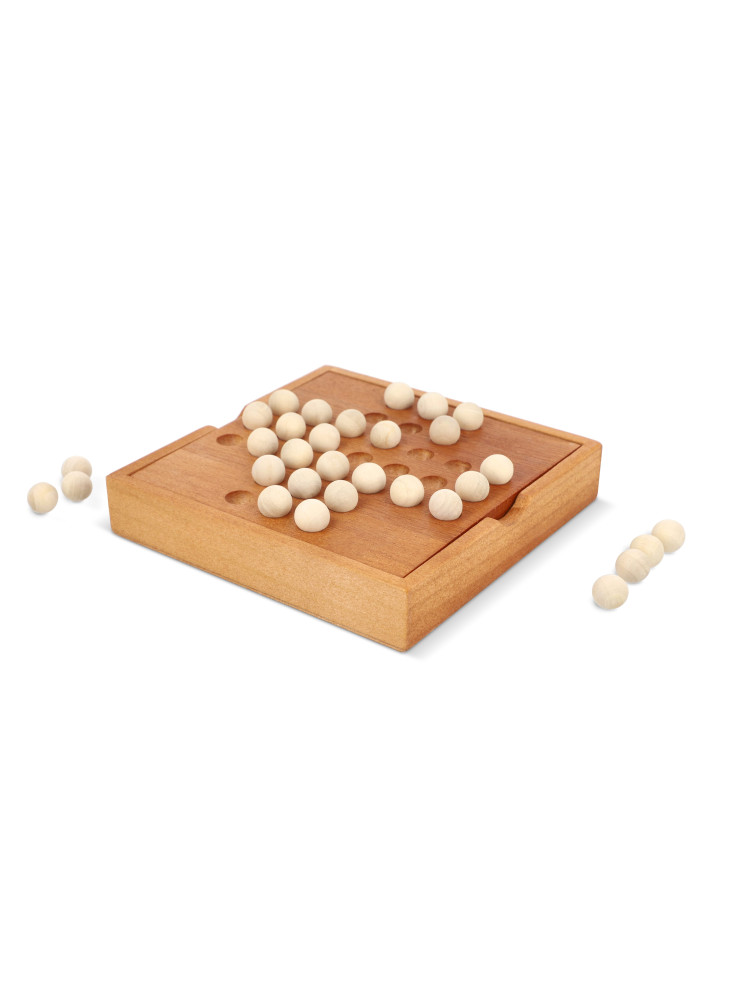 Jeu de solitaire avec billes