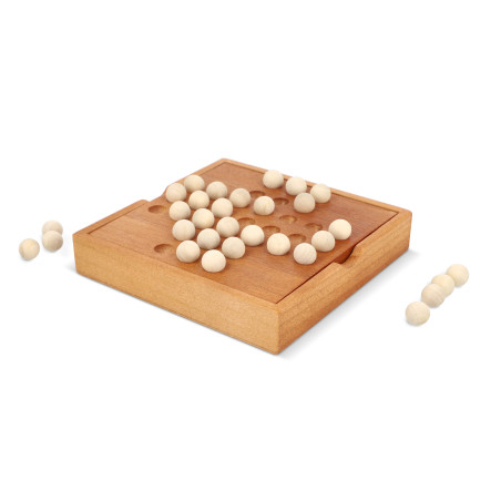 Jeu de solitaire avec billes