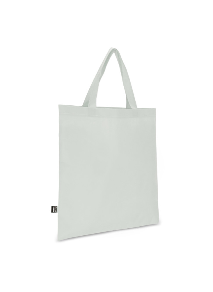 R-PET Sac de transport non tissé poignées courtes 38 x 42cm 75g/m²