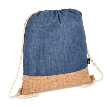Sac à cordon R-PET & liège 35 x 40cm