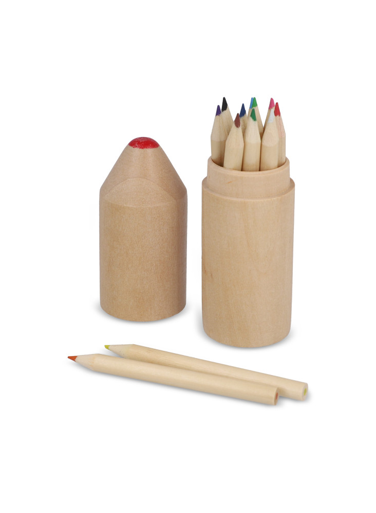 Coffret de crayons de couleur en bois de qualité supérieure 